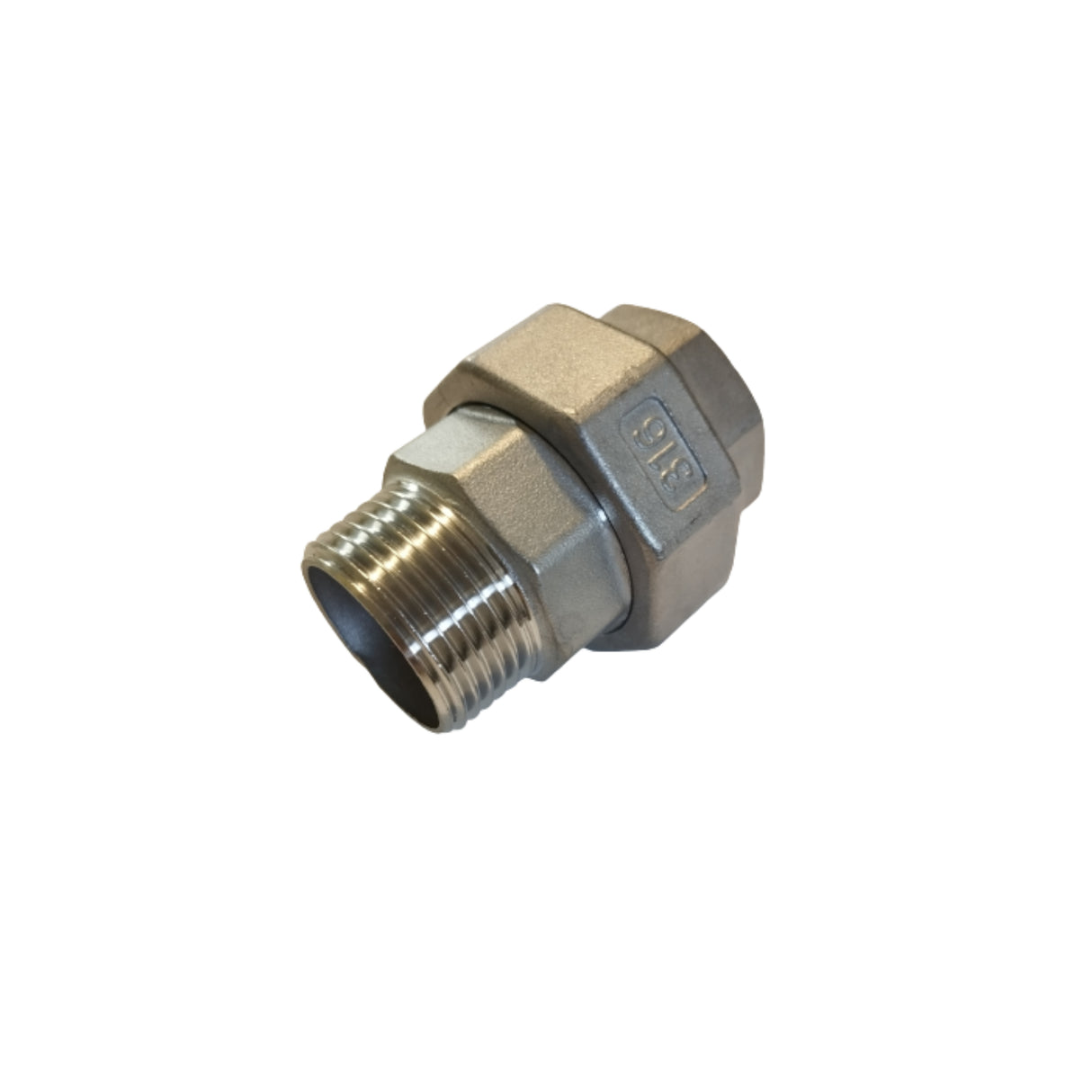 Verschraubung Nr. 331, 1 Zoll, Edelstahl 316 - Pumpenland