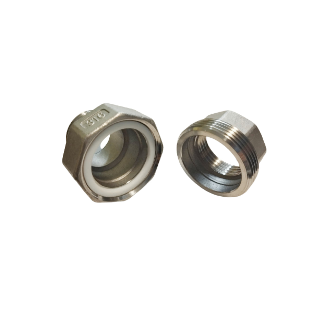 Verschraubung Nr. 331, 1 Zoll, Edelstahl 316 - Pumpenland