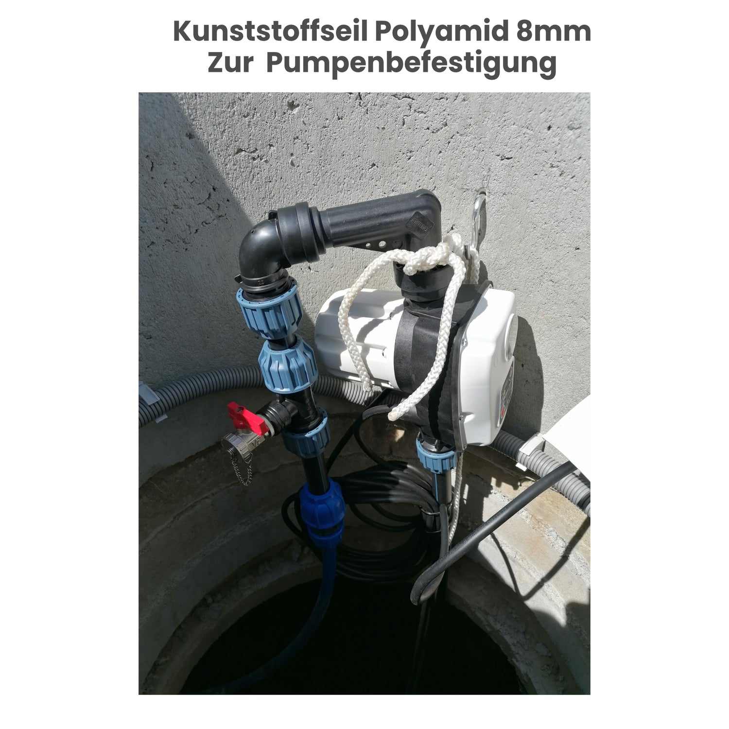 Kunststoffseil Polyamid 8mm - Pumpenland