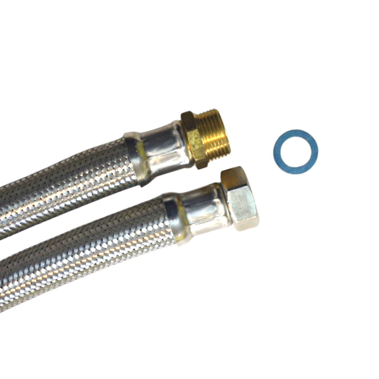 Panzerschlauch Druckschlauch Edelstahlgeflecht 1 Zoll - Pumpenland