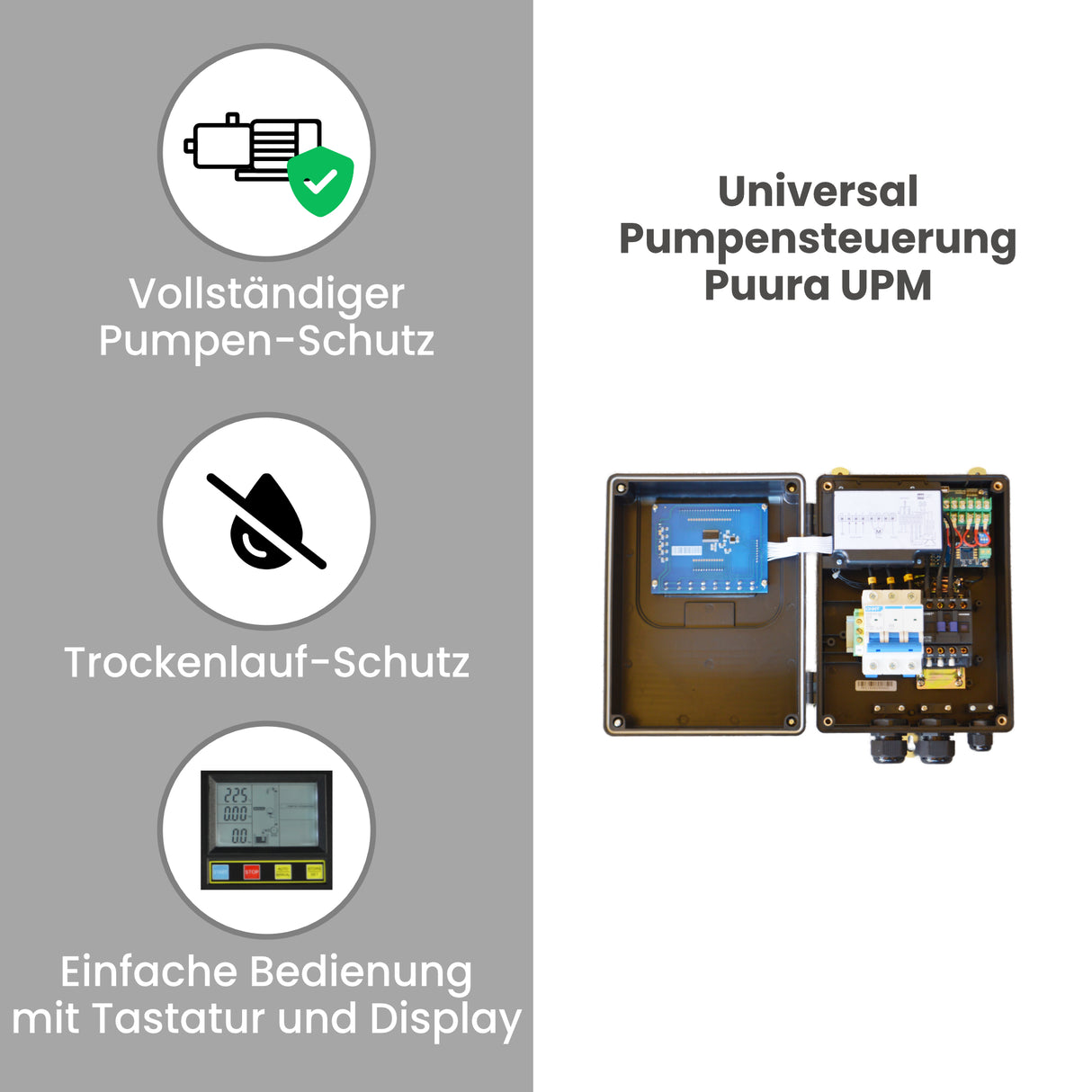 Universal Pumpensteuerung Puura UPM 400V - Pumpenland