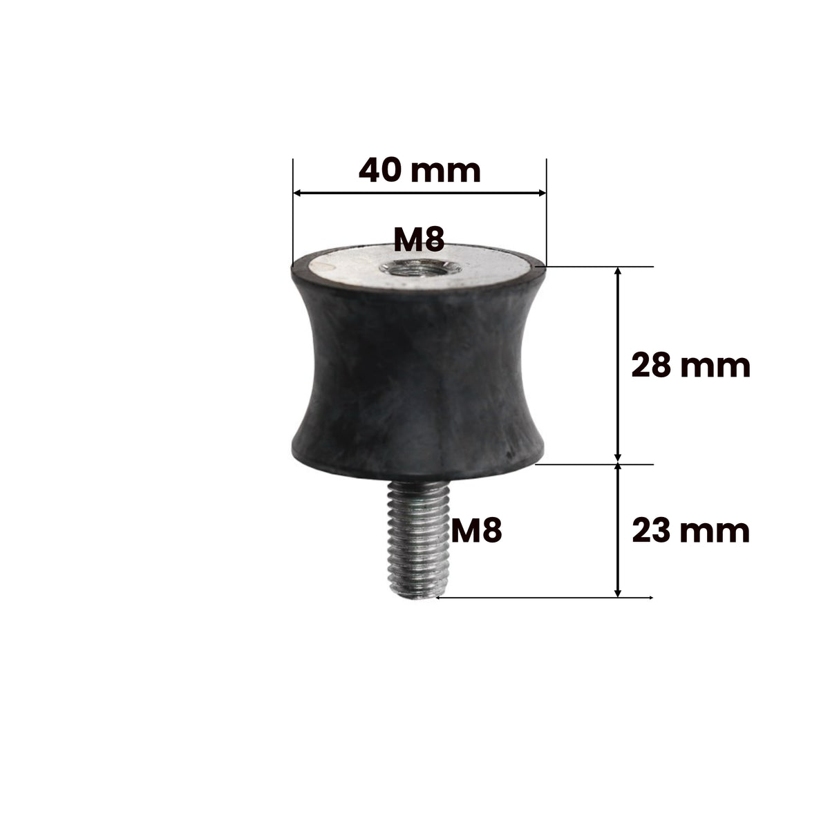 Schwingungsdämpfer für Wasserpumpen M8 - Pumpenland
