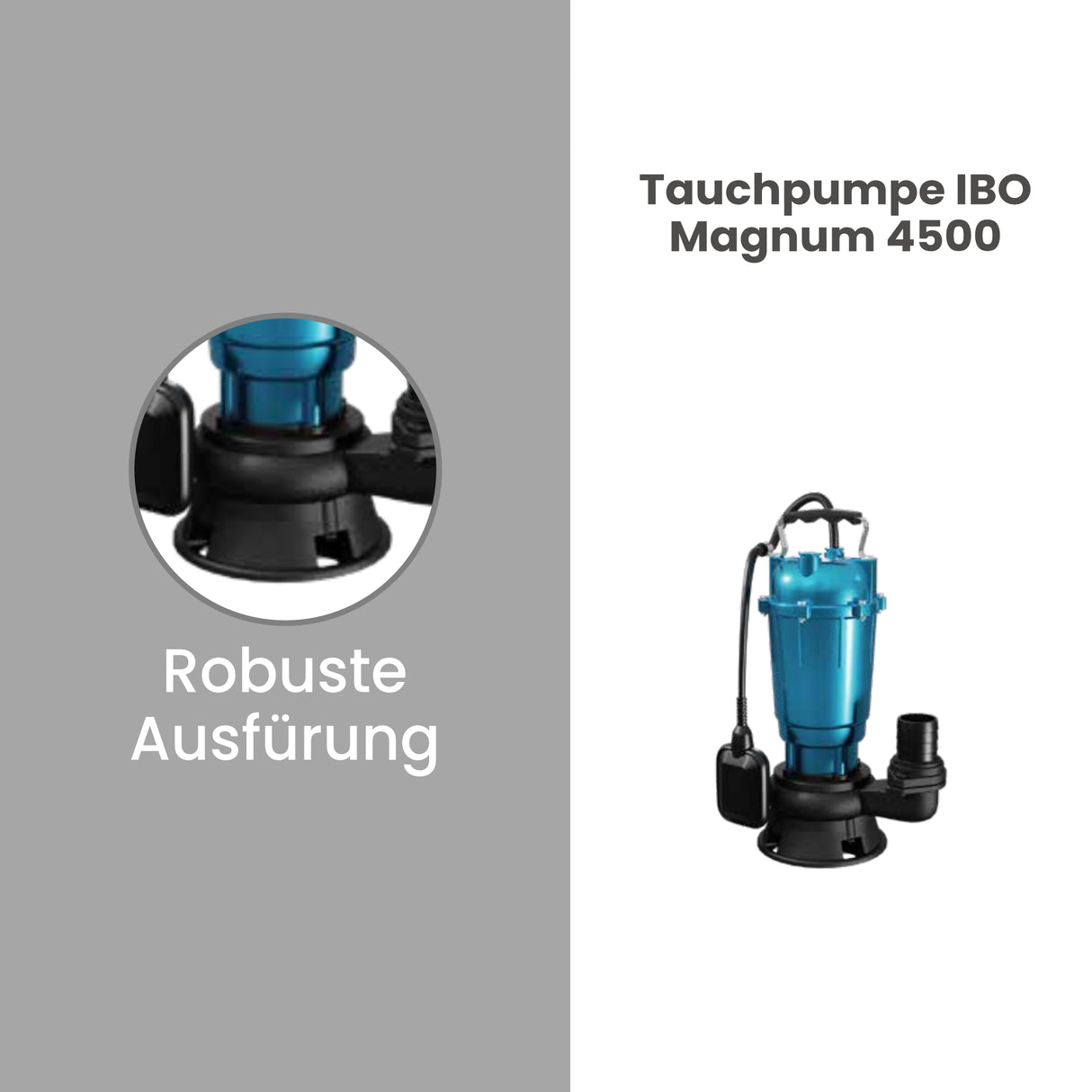 Tauchpumpe IBO Magnum 4500, 1500W - Pumpenland