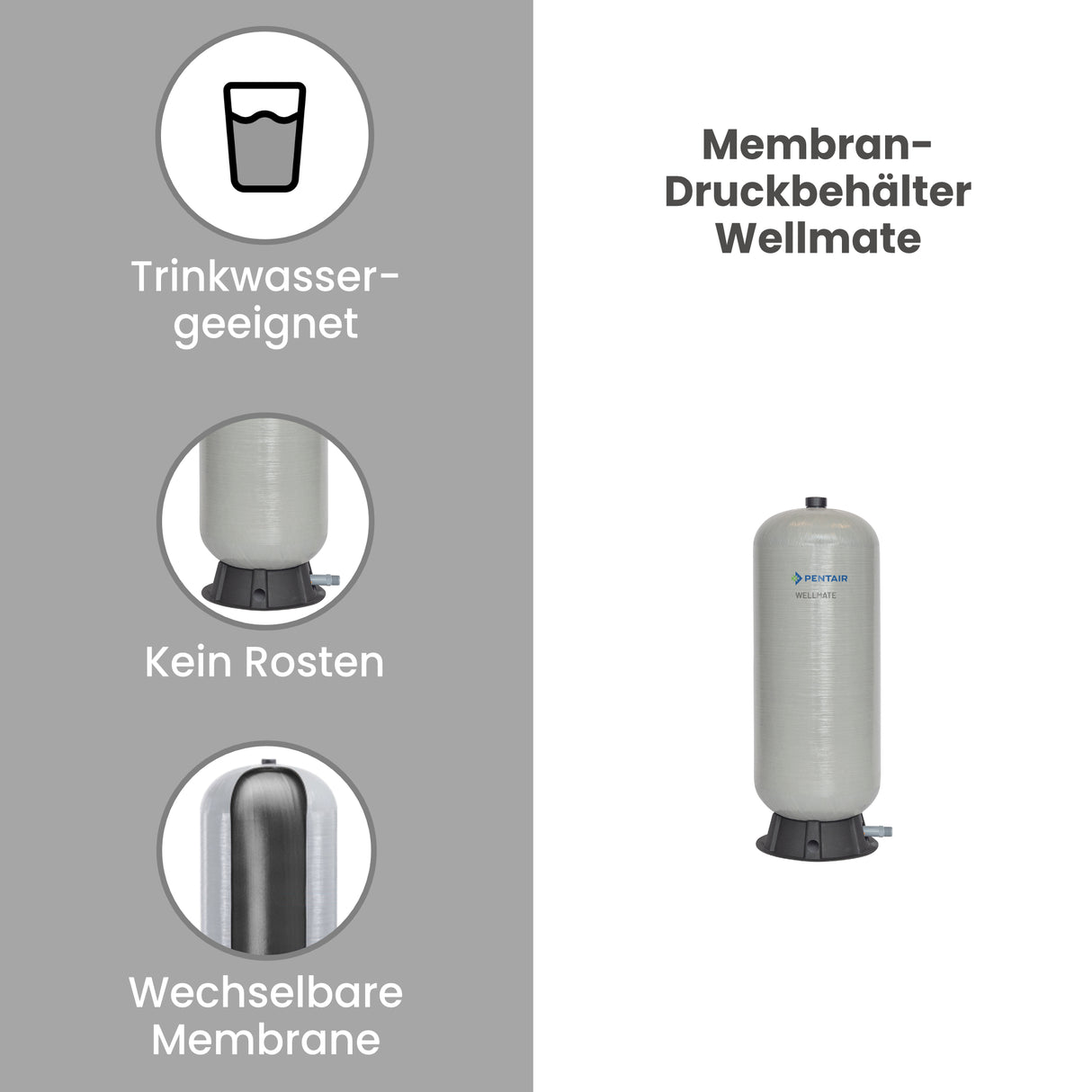Membran Druckbehälter Wellmate WM235 - Pumpenland