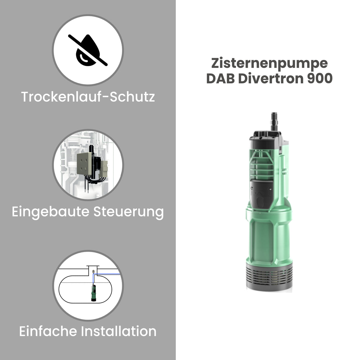 Zisternenpumpe DAB Divertron 900 - Pumpenland