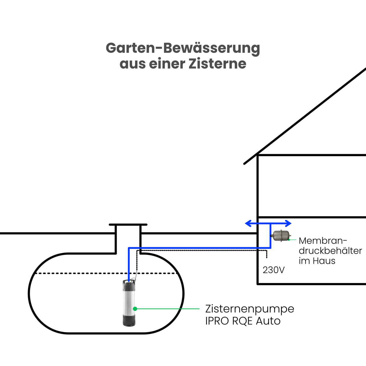 Zisternenpumpe IPRO RQE Auto - Pumpenland