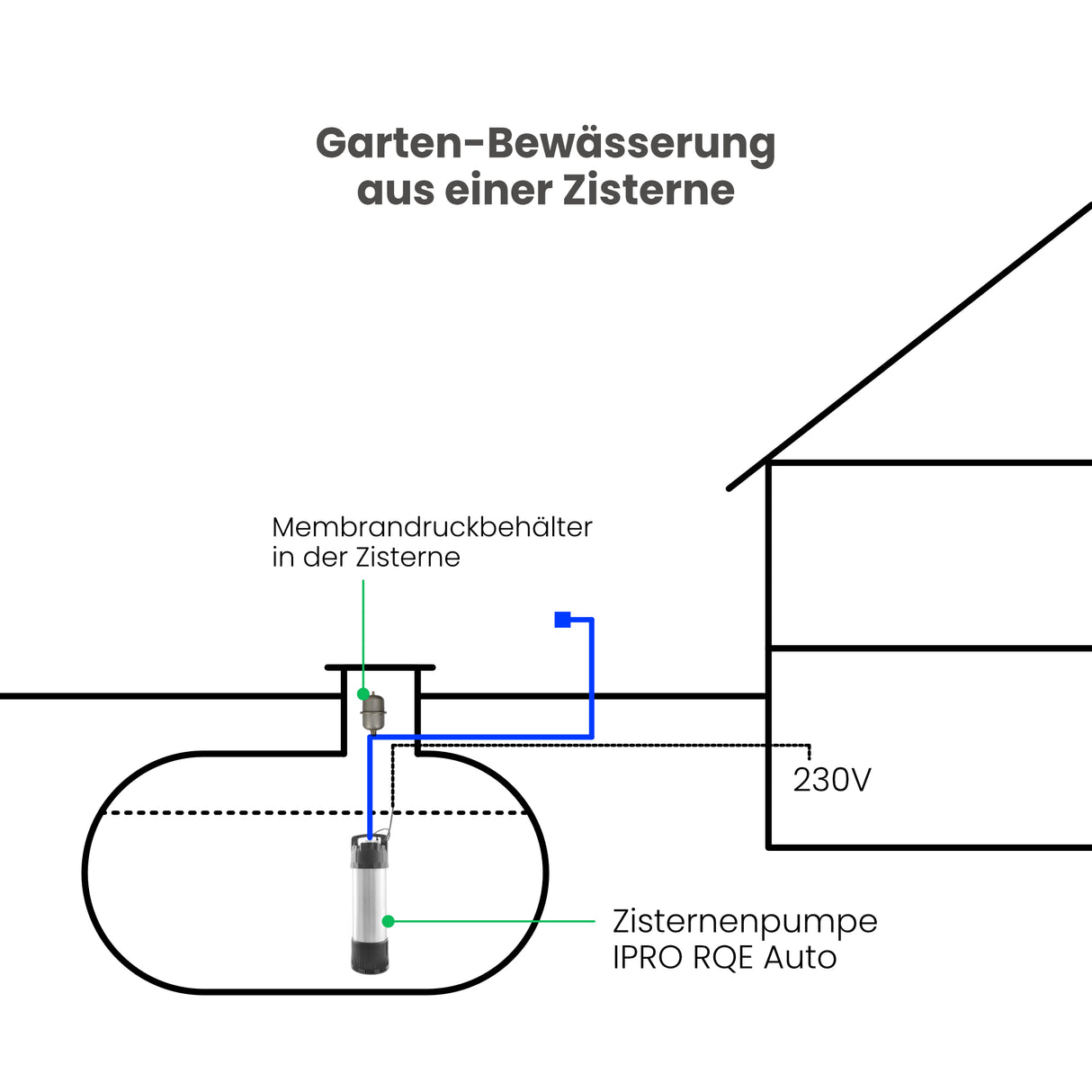 Zisternenpumpe IPRO RQE Auto - Pumpenland