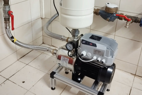 Modernes Pumpensystem eingebaut