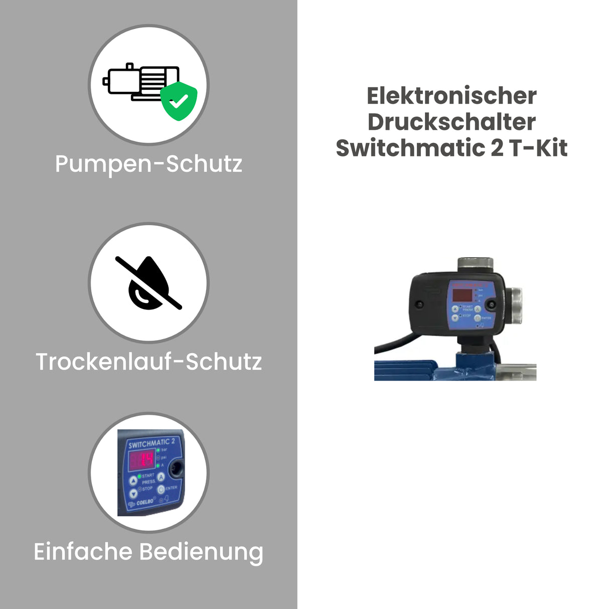 Druckschalter Switchmatic 2 T-Kit