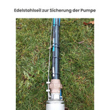 Edelstahl Seilklemmenset für Tiefbrunnenpumpen, 4mm