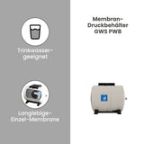 Membran Druckbehälter GWS PWB-60LH
