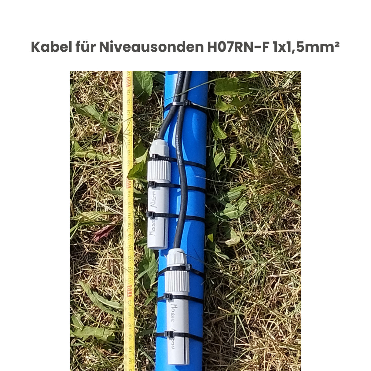 Kabel für Niveausonden 1x1,5mm²  H07RN-F schwarz