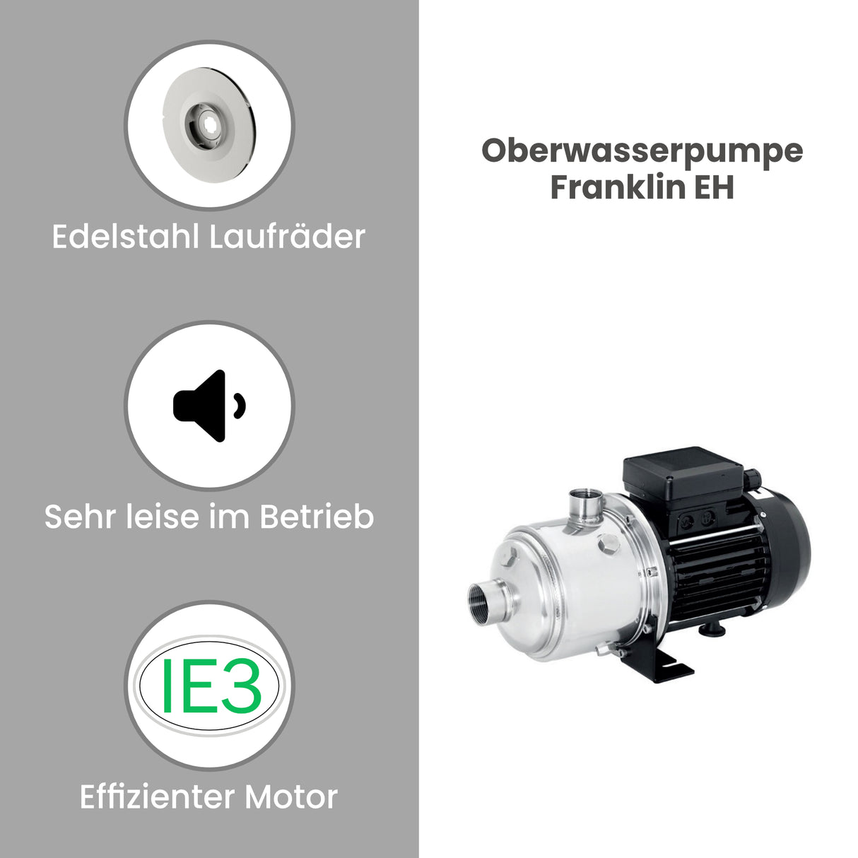 Oberwasserpumpe Franklin EH 3-3