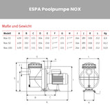 Poolpumpe ESPA NOX 33-50-100