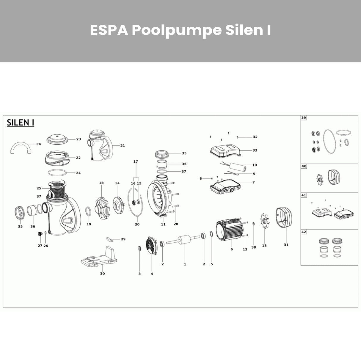 Poolpumpe ESPA Silen I