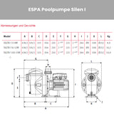 Poolpumpe ESPA Silen I