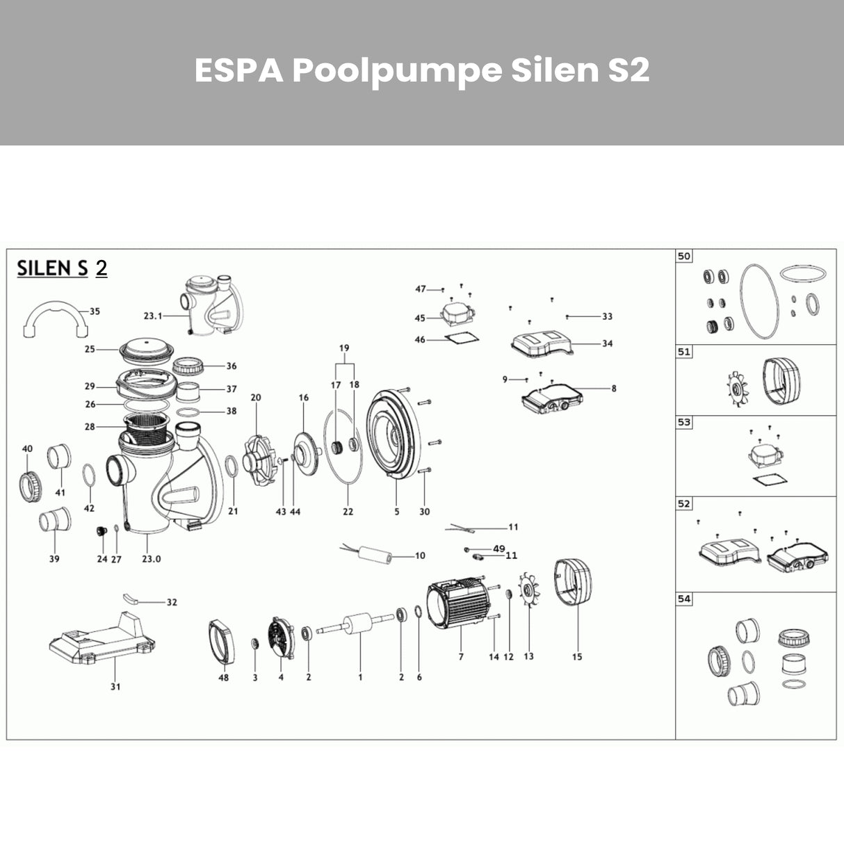 Poolpumpe ESPA Silen S2