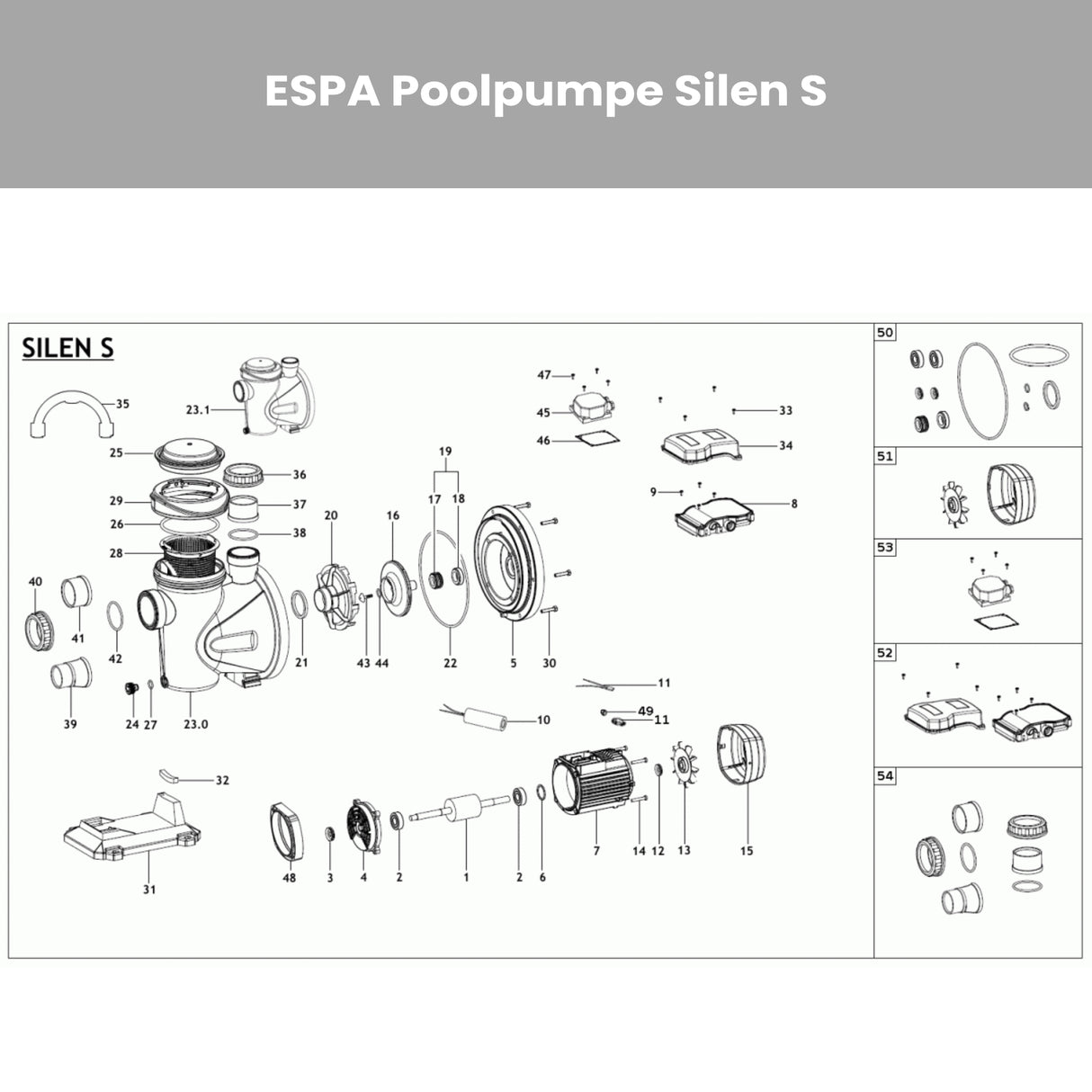 Poolpumpe ESPA Silen S