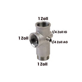 Pumpen 5-Wege Anschlussstück 1 Zoll