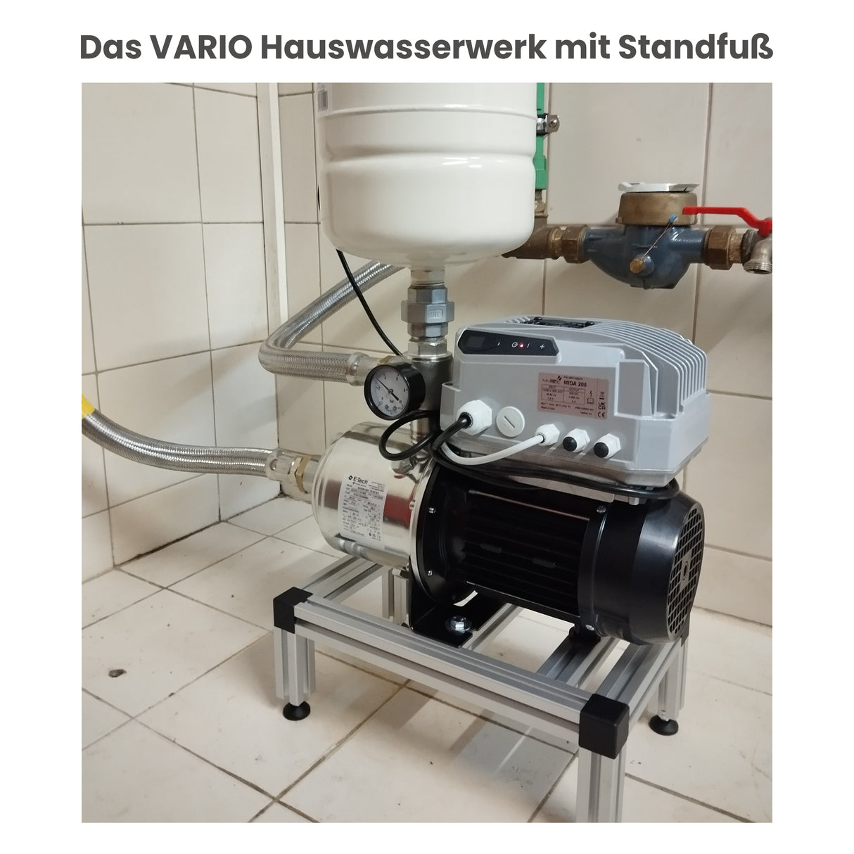 Standfuß für Wasserpumpen