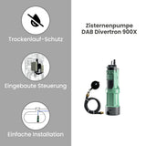 Zisternenpumpe DAB Divertron 900X mit schwimmender Entnahme